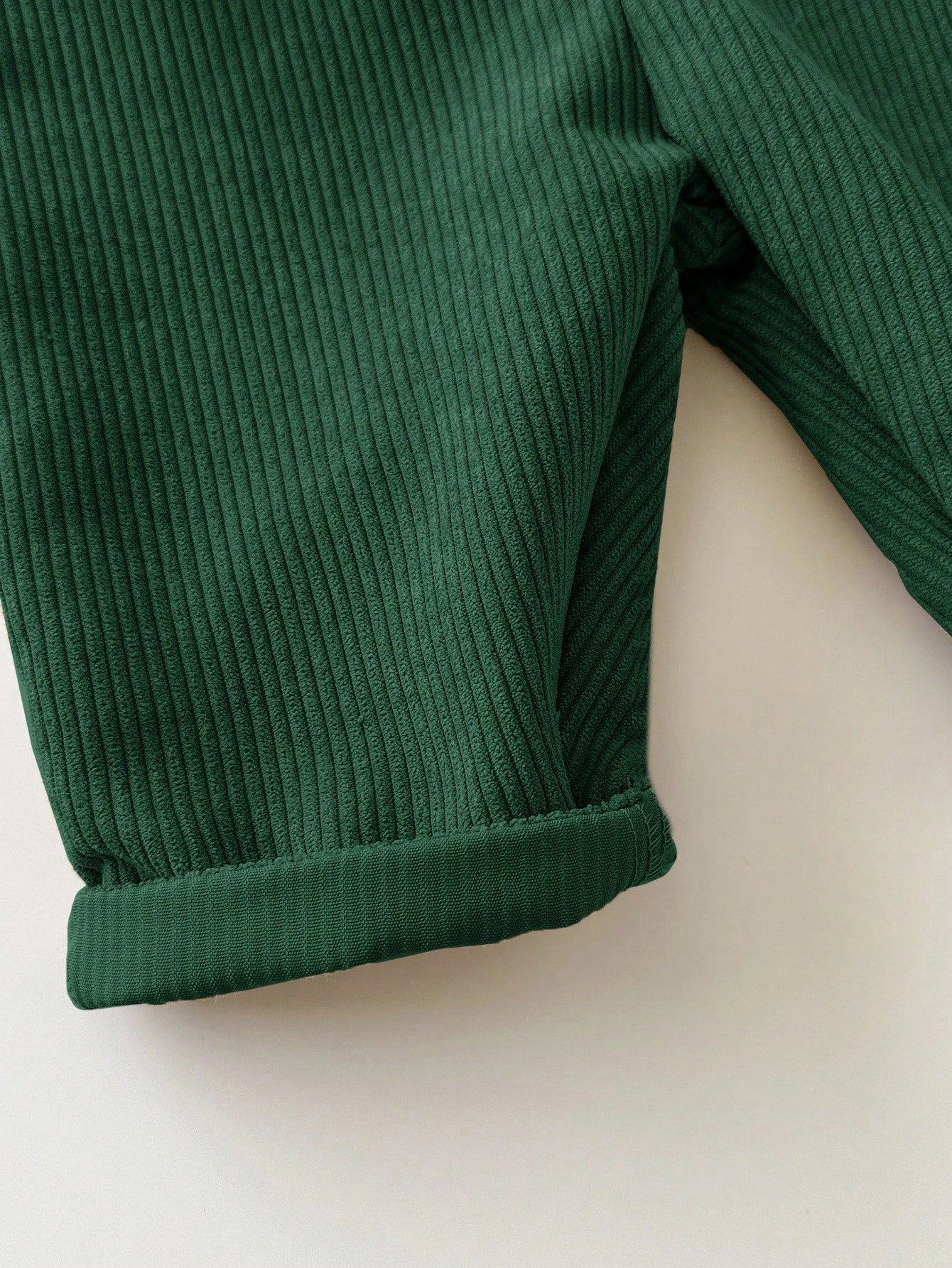 SHEIN Newborn Baby Boy/Girl Casual Corduroy Overalls With Cute Animal Ear Design, Versatile All-Match Style Fall Winter