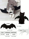  | SHEIN Pet Costume Bat Wings For Dogs And Cats, Black Color, Cool Halloween Bat Transformation Outfit | Dress | Shein | OneHub