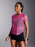  | SHEIN Powerista Solid Color Mesh Breathable See-Through Short Sleeve Sports T-Shirt | Sports Tee | Shein | OneHub
