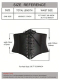  | SHEIN ROMWE Goth Lace-Up PU Leather Bustier With Belt (Halloween) | Belt | Shein | OneHub