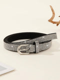 SHEIN Rhinestone Decor Belt
