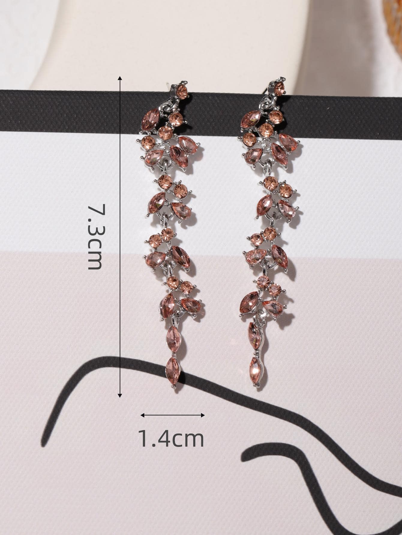  | SHEIN Rhinestone Decor Drop Earrings | Earrings | Shein | OneHub