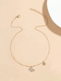  | SHEIN Rhinestone Planet Charm Necklace | Necklace | Shein | OneHub