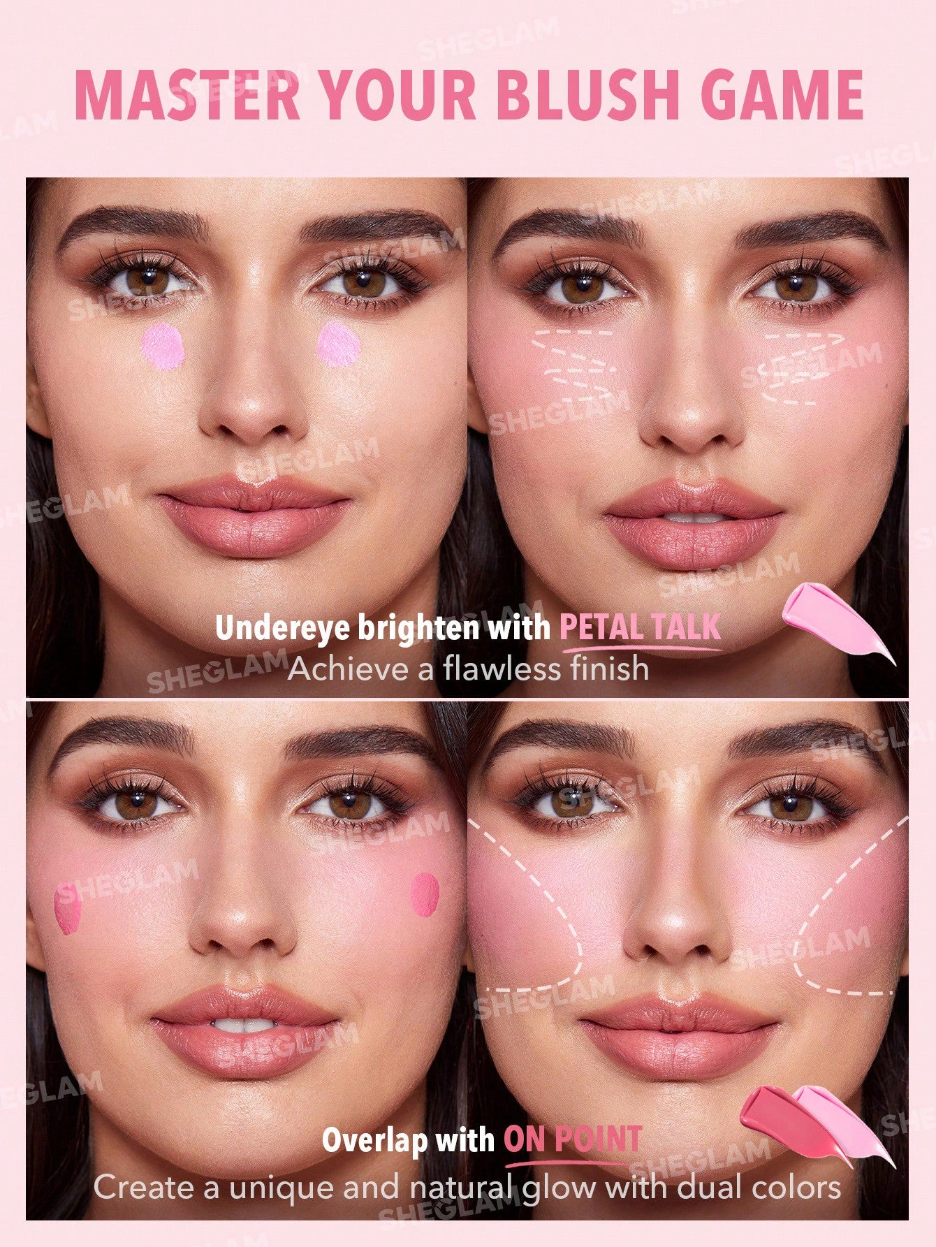  | SHEIN SHEGLAM Color Bloom Liquid Blush | Brush | SheGlam | OneHub