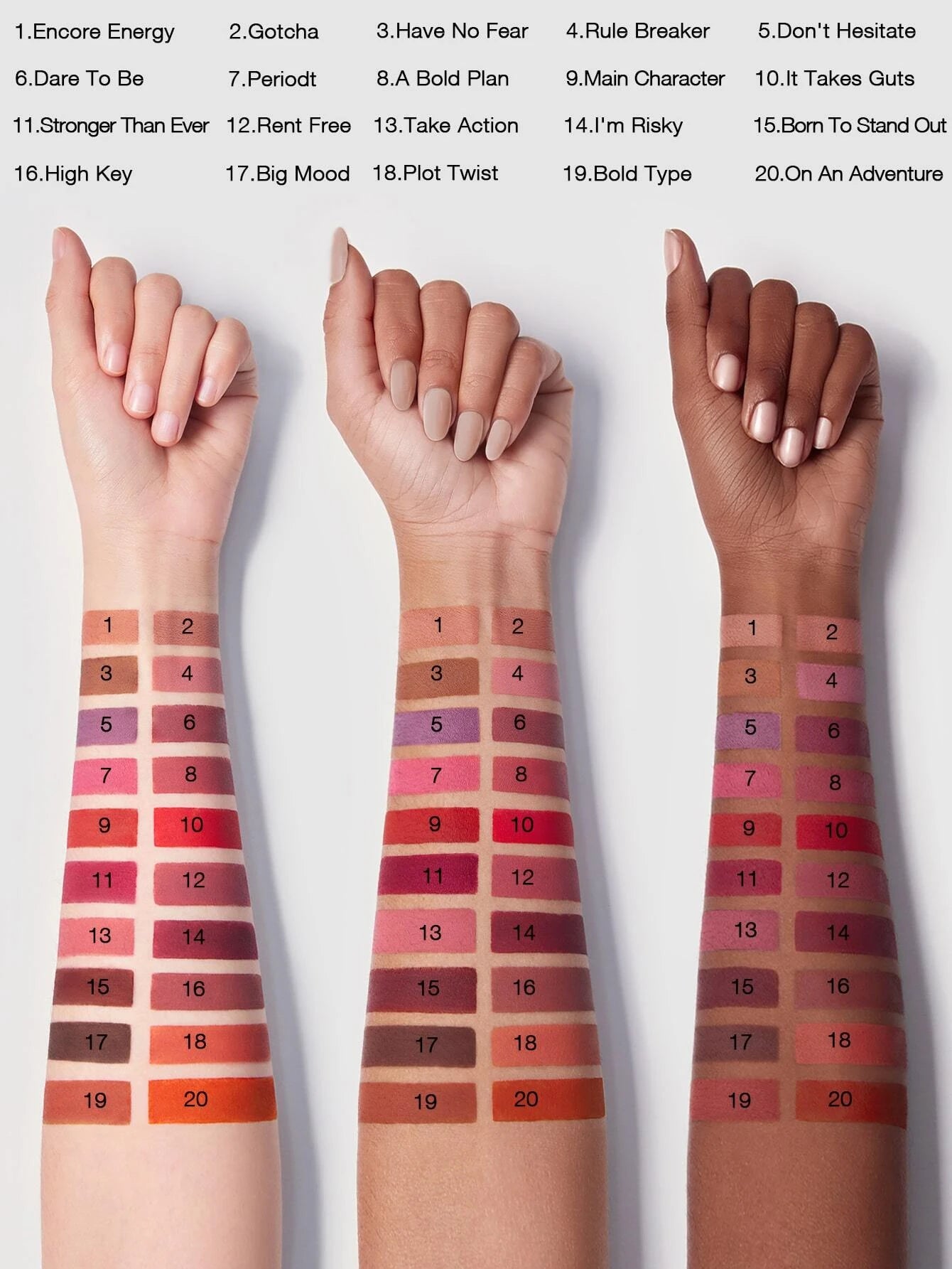  | SHEGLAM Dynamatte Boom Long Lasting Matte Lipstick-Gotcha 20 Colors Creamy Matte Waterproof Lipstick Amazing Non-Stick Cup Transfer-Proof Lipstick Black Friday Sale Gift Lipstick | Brush | SheGlam | OneHub