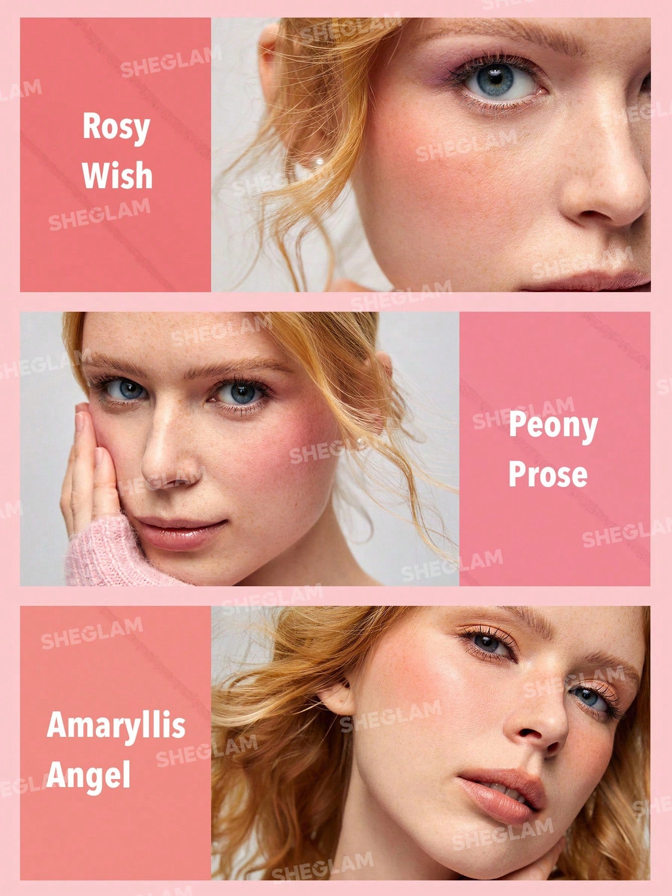  | SHEIN SHEGLAM Floral Flush Blush Palette | Brush | SheGlam | OneHub