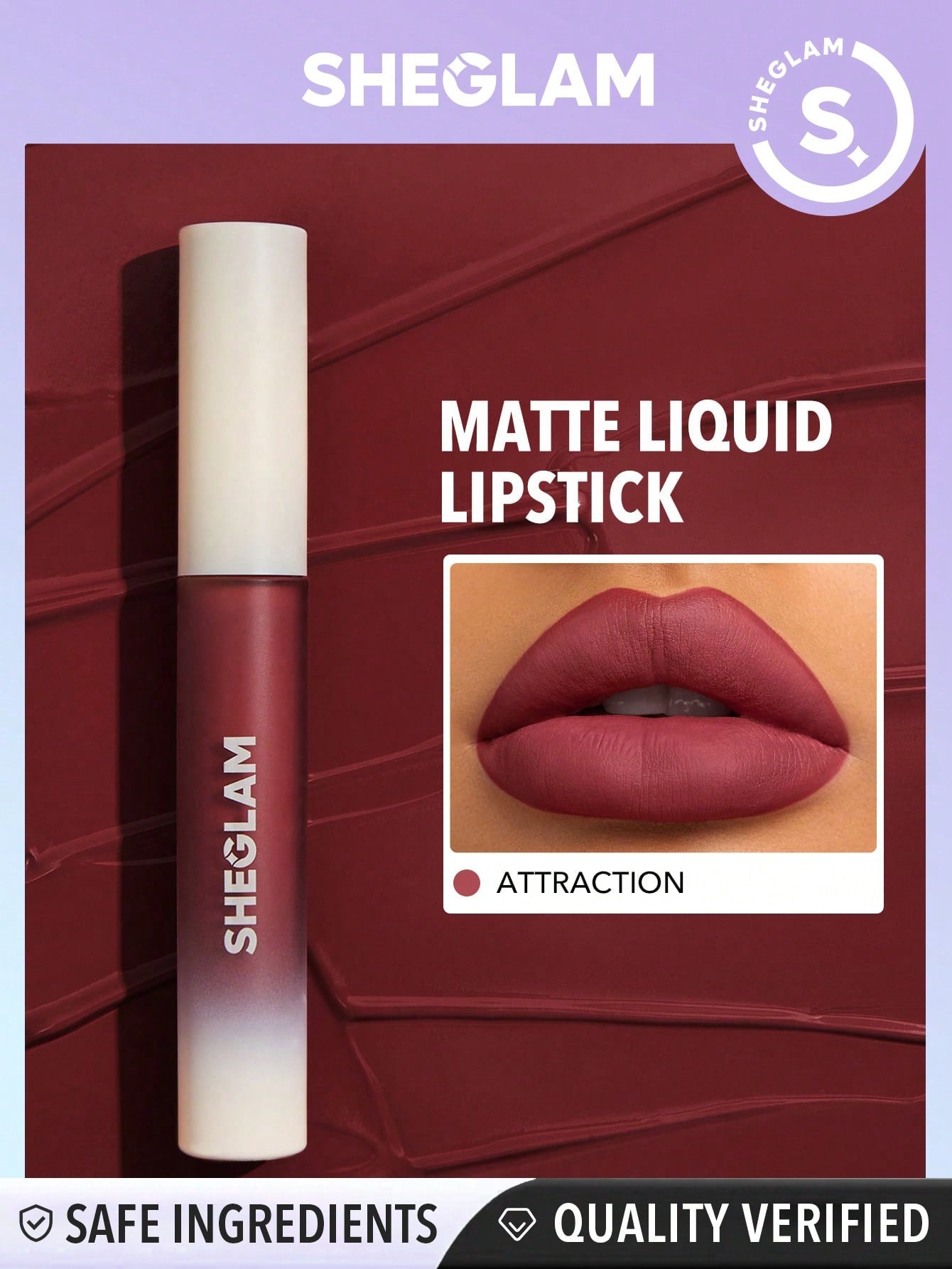 | SHEGLAM Matte Allure Liquid Lipstick | Brush | SheGlam | OneHub