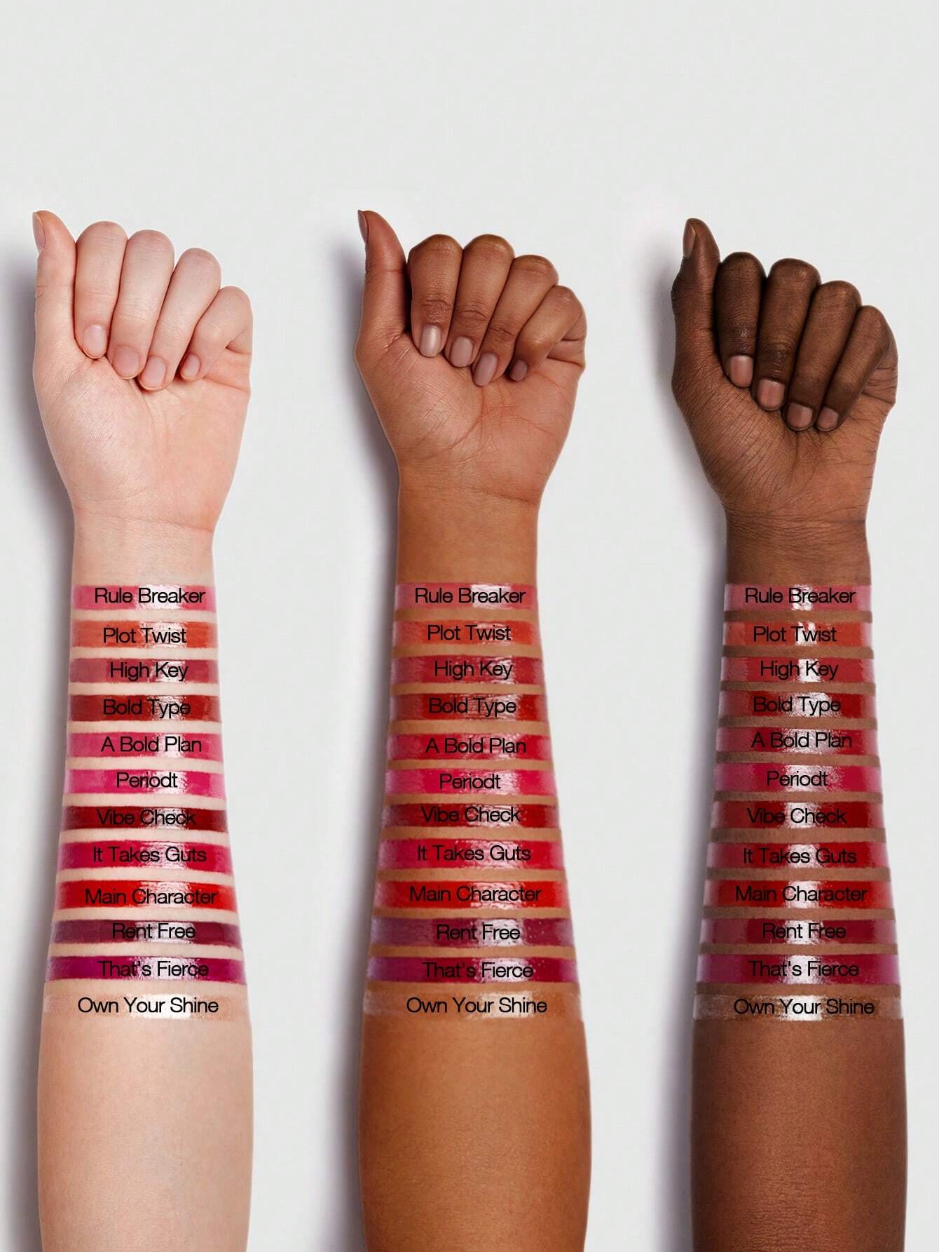  | SHEGLAM Mirror Kiss High-Shine Lipstick-Bold Type 12 Colors High Gloss Shine Glitter Lipstick Moisturizing Reduce Lip Fine Lines Lip Balm Lip Makeup | Makeup | SheGlam | OneHub