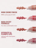  | SHEGLAM Power Bouquet Lip Gloss -Power Petals Shiny Tinted Moisturizing Lip Gloss Plumping Non-Sticky Lip Oil Repairing Cherry Blossom Extract Lip Care | Makeup | SheGlam | OneHub