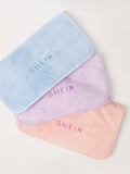  | SHEIN 1pc Random Color Flannel Face Towel | Makeup Bag | Shein | OneHub