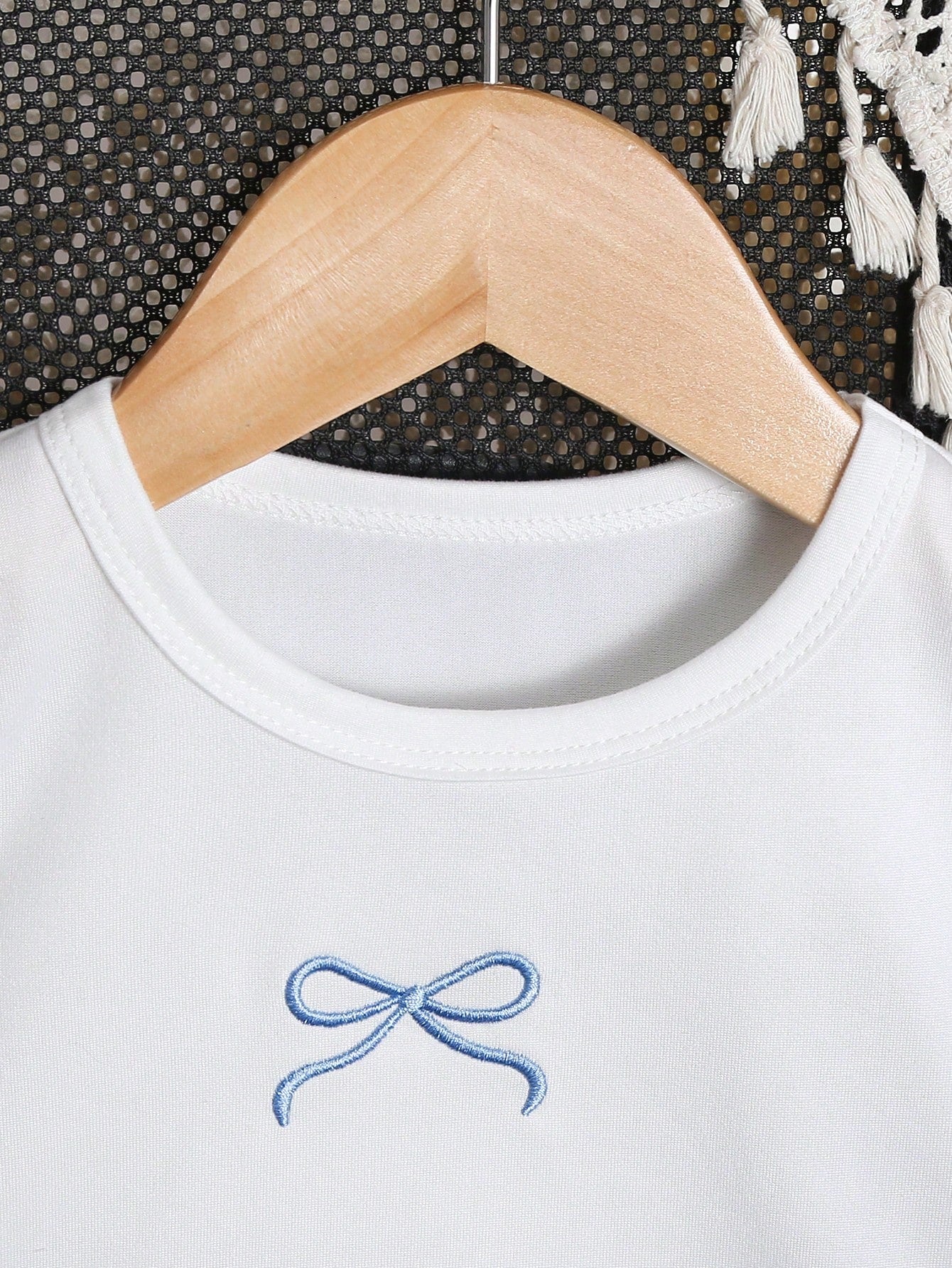 SHEIN 2pcs Baby Girl Toddler/Newborn 0-3Y Cute Casual Striped Bow T-Shirt + Striped Pants Set, Infant Morandi Blue Outfit, Spring/Summer