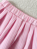  | SHEIN 3pcs/Set Toddler Infant Baby Girls' Embroidered Pony Striped Shirt | Dress | Shein | OneHub