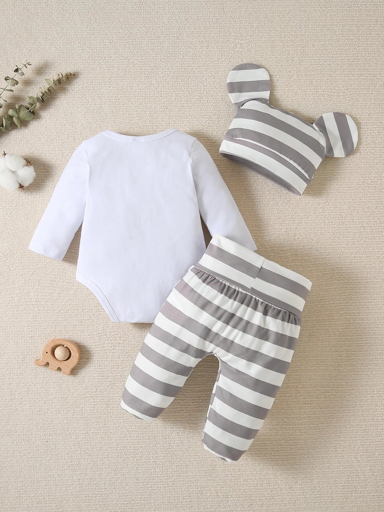 | SHEIN Baby Boy Cartoon Graphic Bodysuit & Striped Footed Pants | Bodysuit | Shein | OneHub
