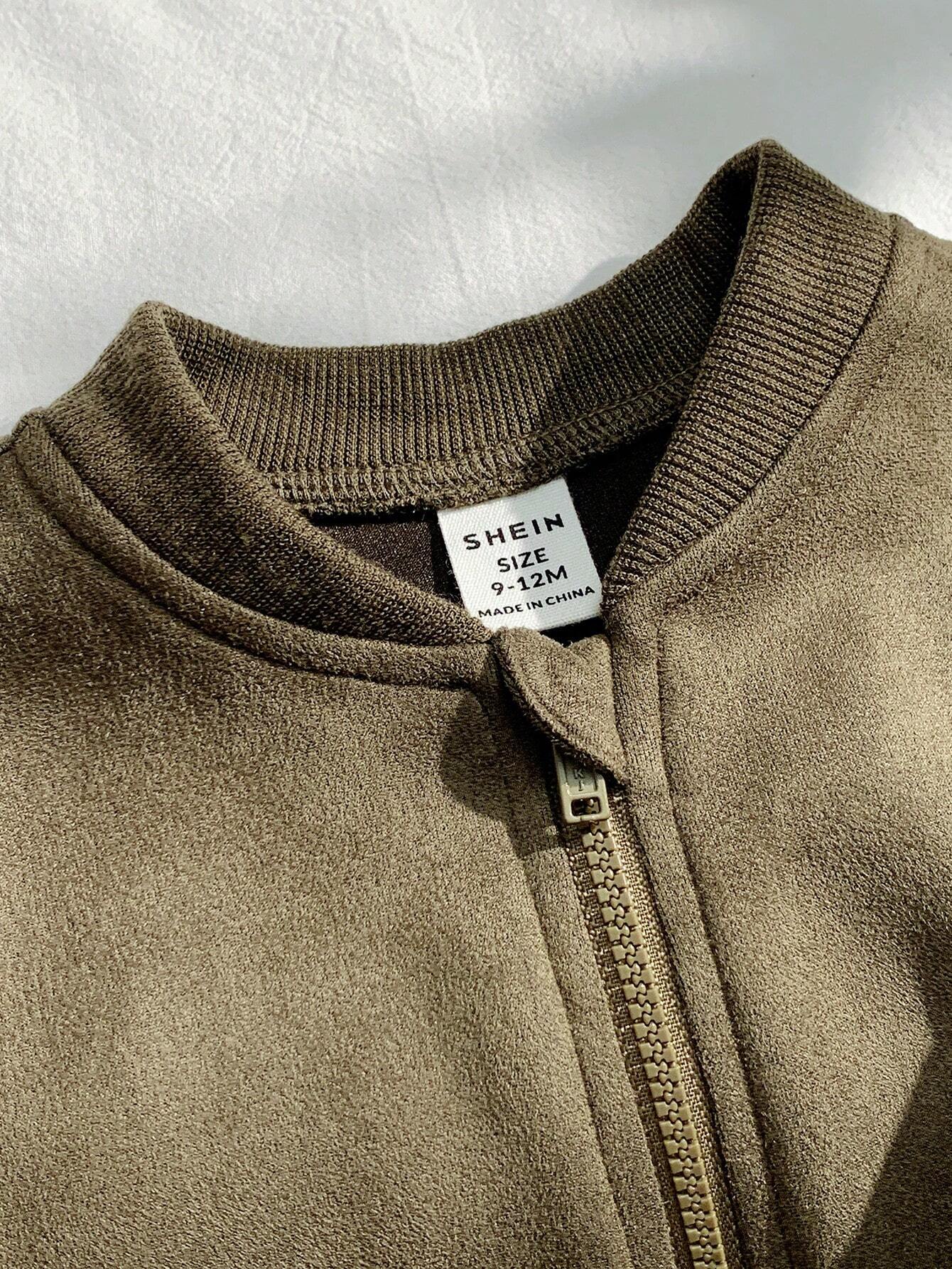  | SHEIN Baby Boy Dark Green Baseball Jacket | Dress | Shein | OneHub