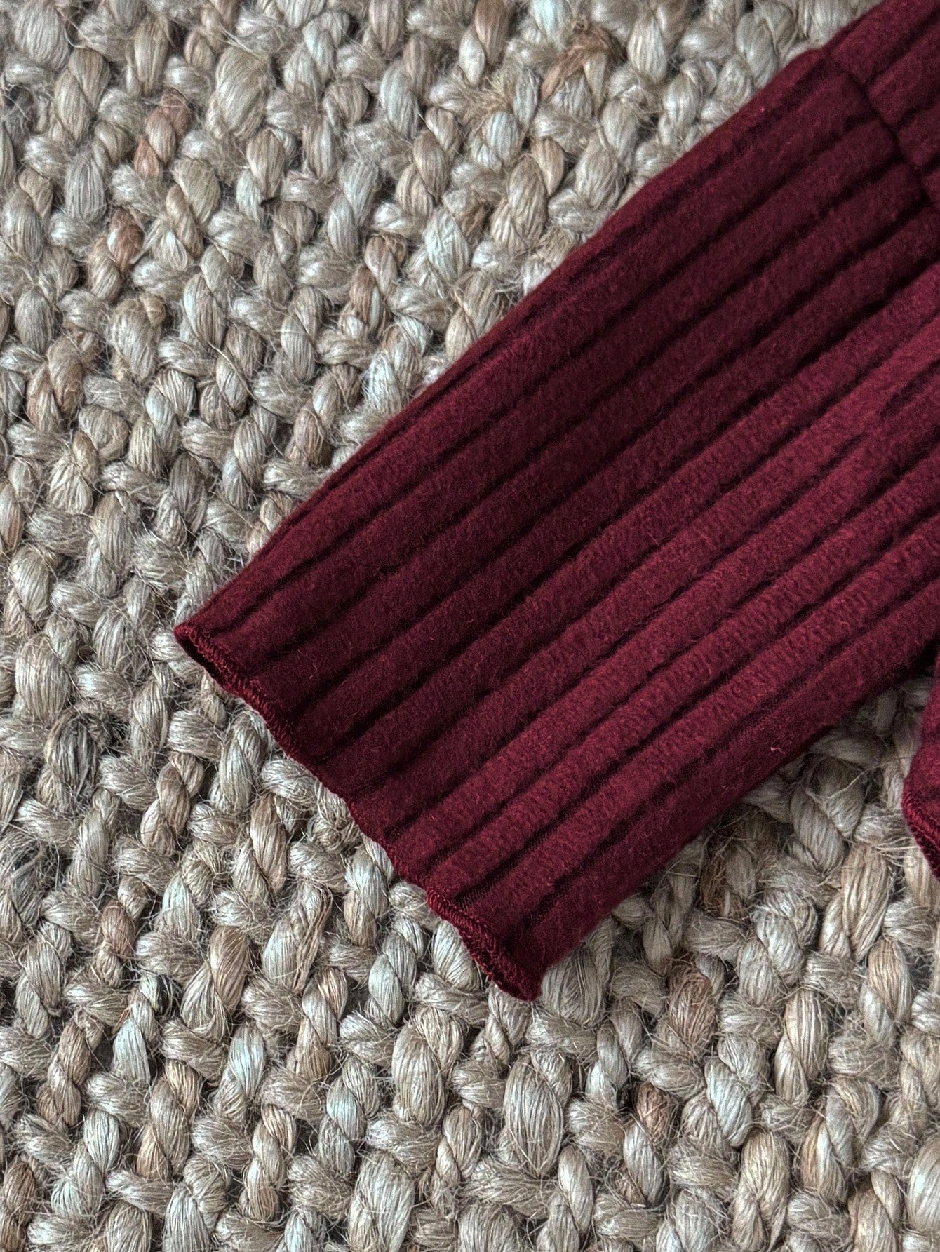 SHEIN Baby Girl Infant Toddler 0-3 Years Casual Daily Versatile Fashion Outerwear High Collar Drop Shoulder Ribbed Knit Long Sleeve Top + Flared Pants Set, Infant Autumn/Winter Clothing, Khaki Fall