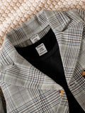  | SHEIN Baby Girl Plaid Print Blazer & Tank Top & Shorts | Dress | Shein | OneHub