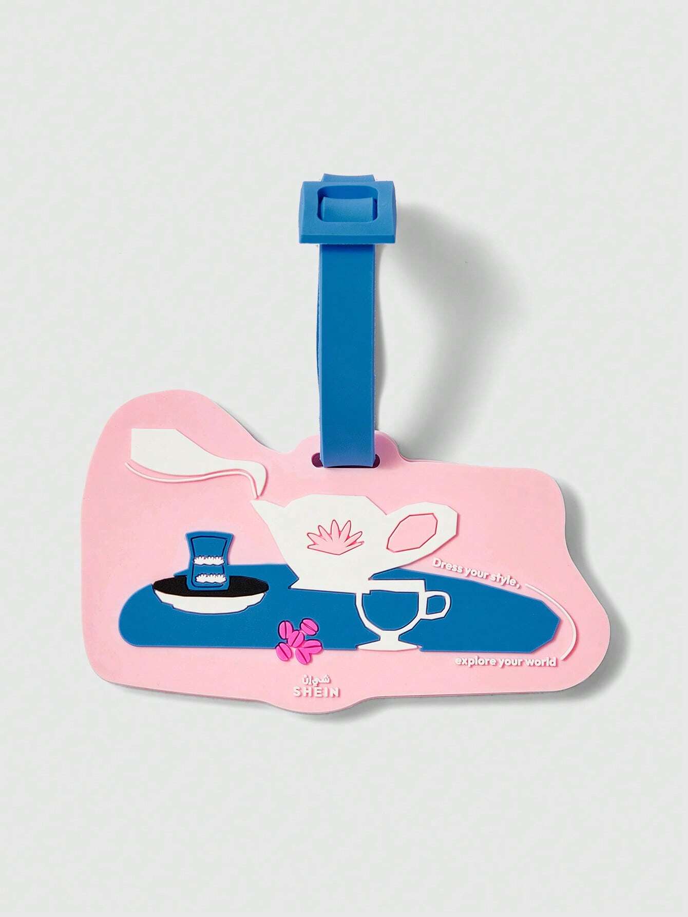  | SHEIN Chic Luggage Tag - Pink Fashionable Design | Card Holder | Shein | OneHub