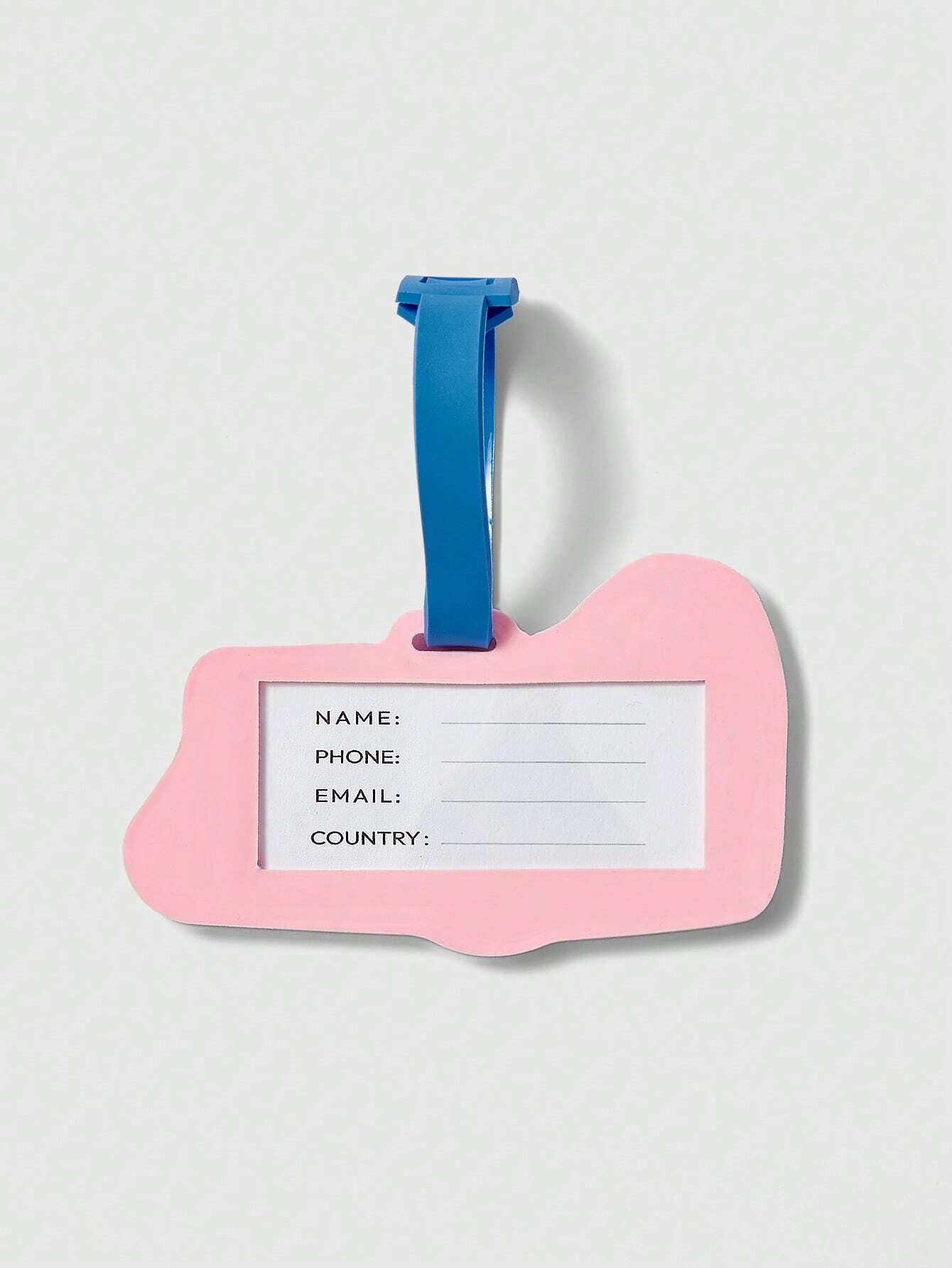  | SHEIN Chic Luggage Tag - Pink Fashionable Design | Card Holder | Shein | OneHub