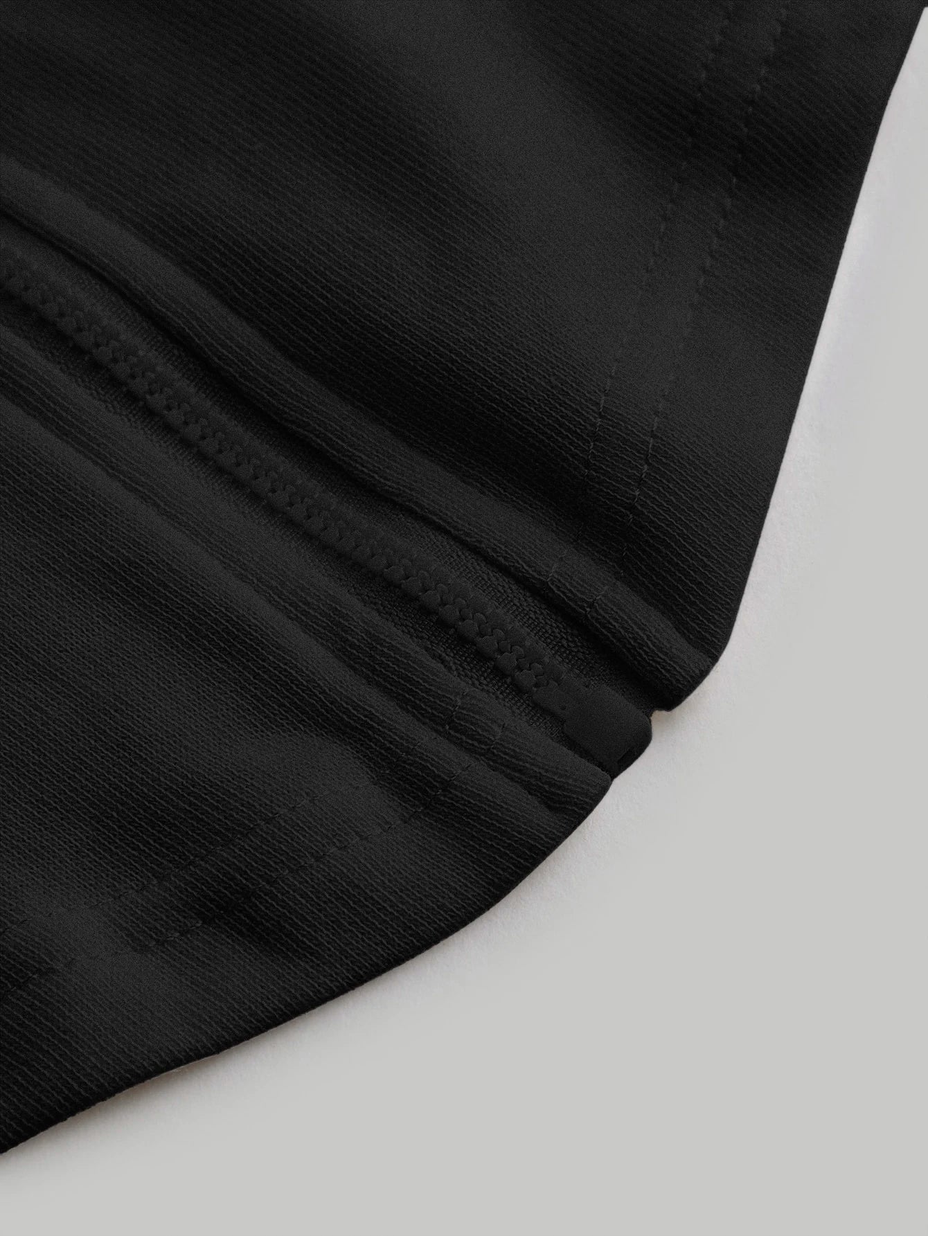 SHEIN EZwear Drop Shoulder Heathered Knit Zip-Up Hoodie,Long Sleeve Tops In Fall/Winter