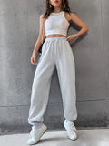  | SHEIN EZwear Solid Drawstring Waist Sweatpants | Pants | Shein | OneHub