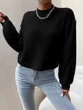  | SHEIN Essnce Mock Neck Drop Shoulder Sweater | Sweater | Shein | OneHub