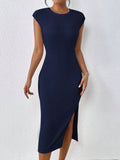  | SHEIN Frenchy Summer Leisure Side Split Slim Bodycon Dress | Dress | Shein | OneHub