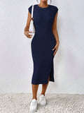  | SHEIN Frenchy Summer Leisure Side Split Slim Bodycon Dress | Dress | Shein | OneHub