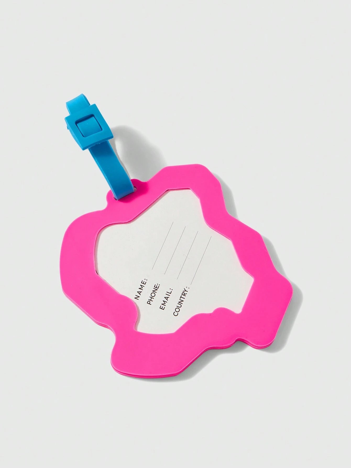  | SHEIN Fun Luggage Tag - Rose Red | Card Holder | Shein | OneHub