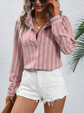  | SHEIN LUNE Striped Print Button Front Shirt | Shirt | Shein | OneHub