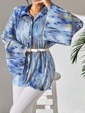  | SHEIN LUNE Women's Random Floral Print Bell Sleeve Blouse, Spring Autumn Women Shirt,Long Sleeve Tops | Blouse | Shein | OneHub