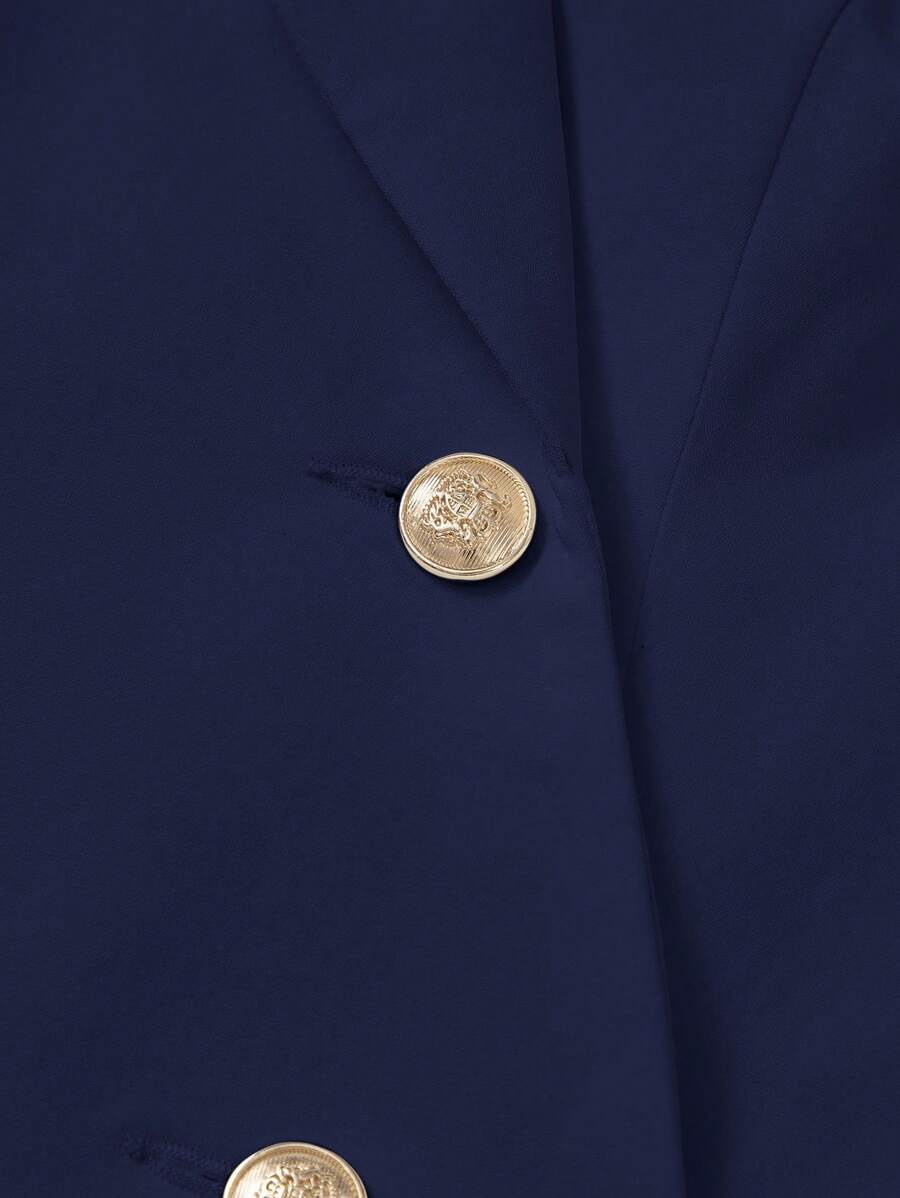  | SHEIN MOD Concert Date Night Tops Women's Lapel Double Breasted Vest Suit Jacket Back To School Outfits Old Money Style | Blouse | Shein | OneHub