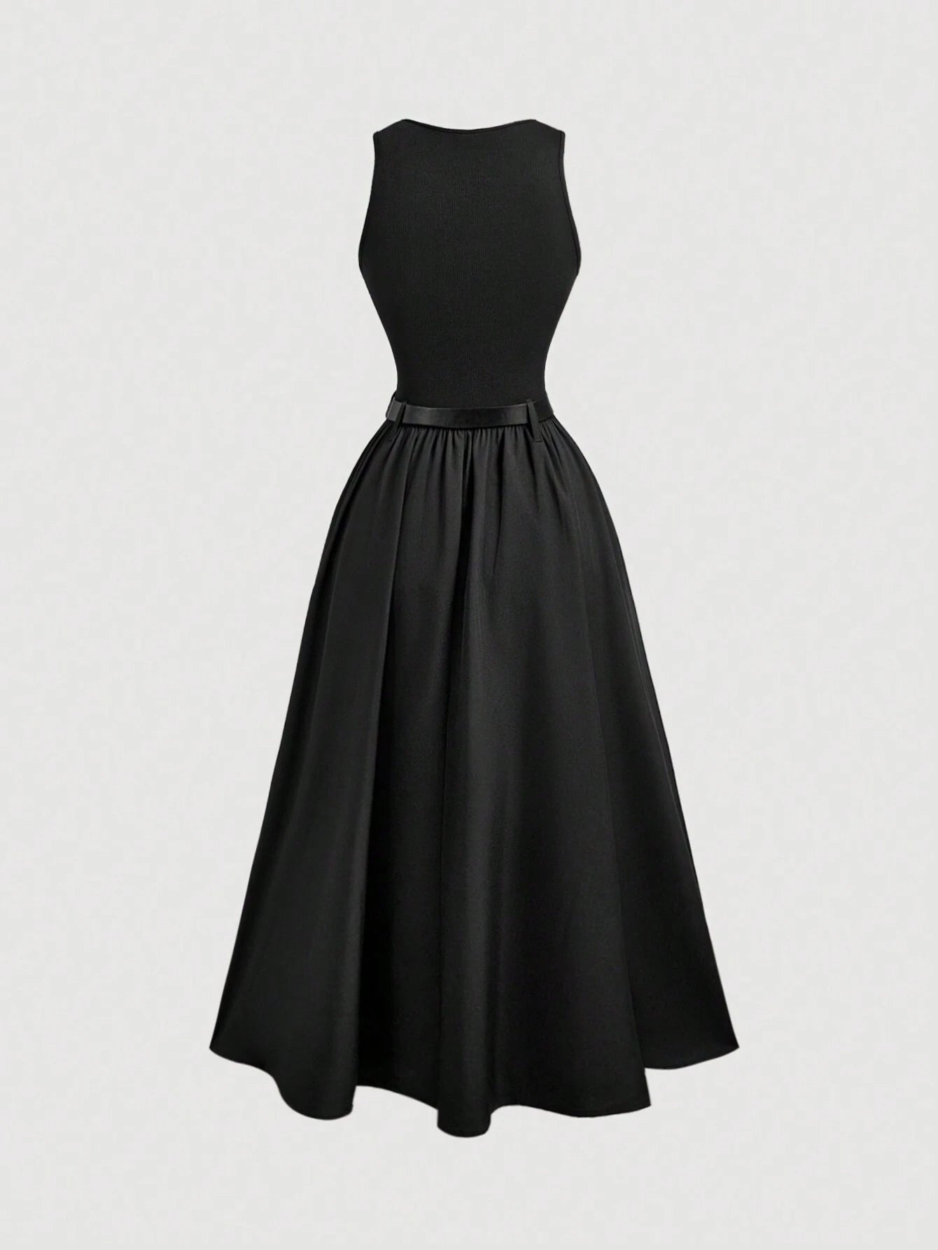  | SHEIN MOD Women Summer Solid Color Sleeveless Dress With Belt | Dress | Shein | OneHub