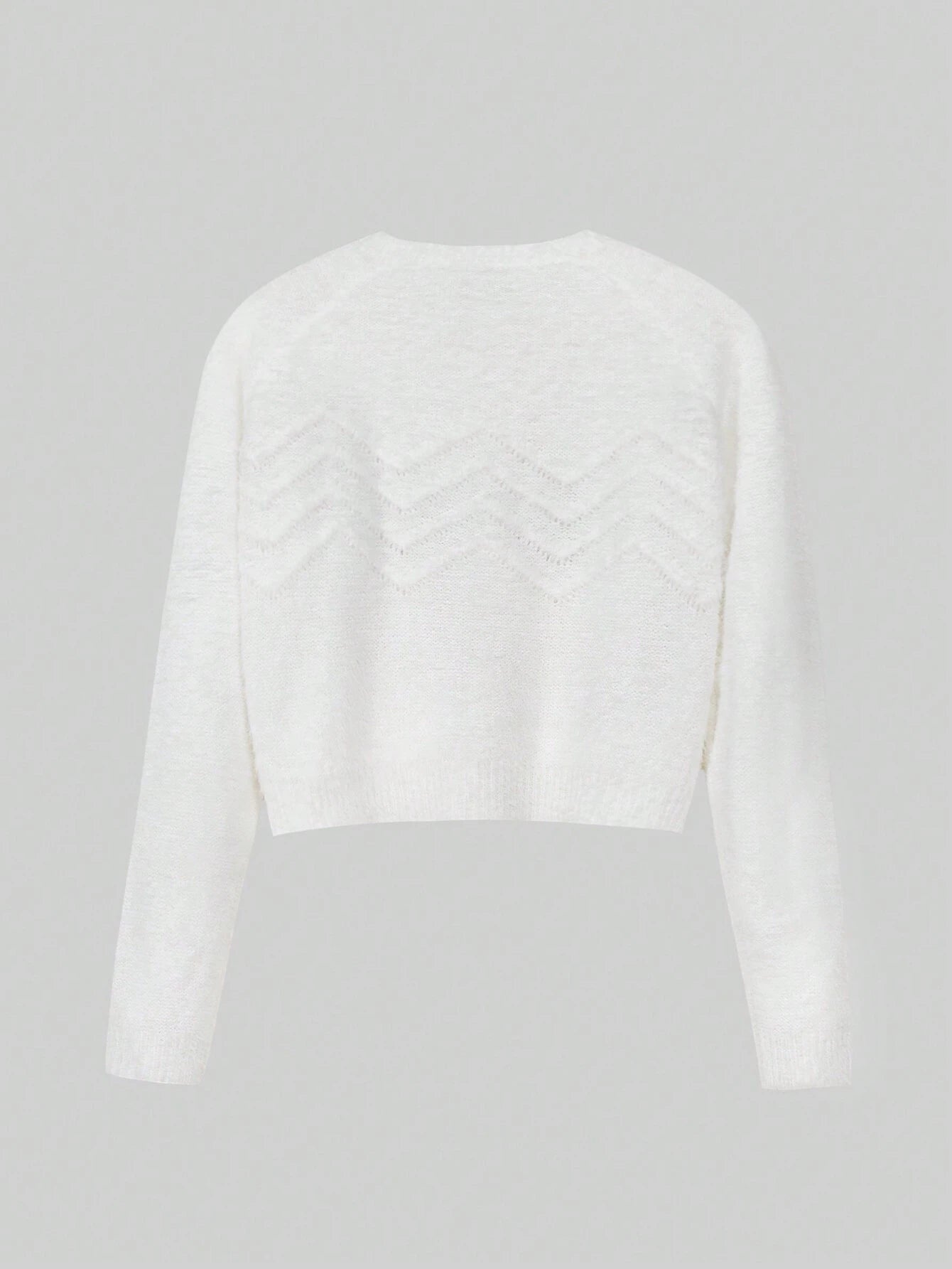  | SHEIN MOOSTA Chevron Pattern Raglan Sleeve Crop Sweater | Sweater | Shein | OneHub