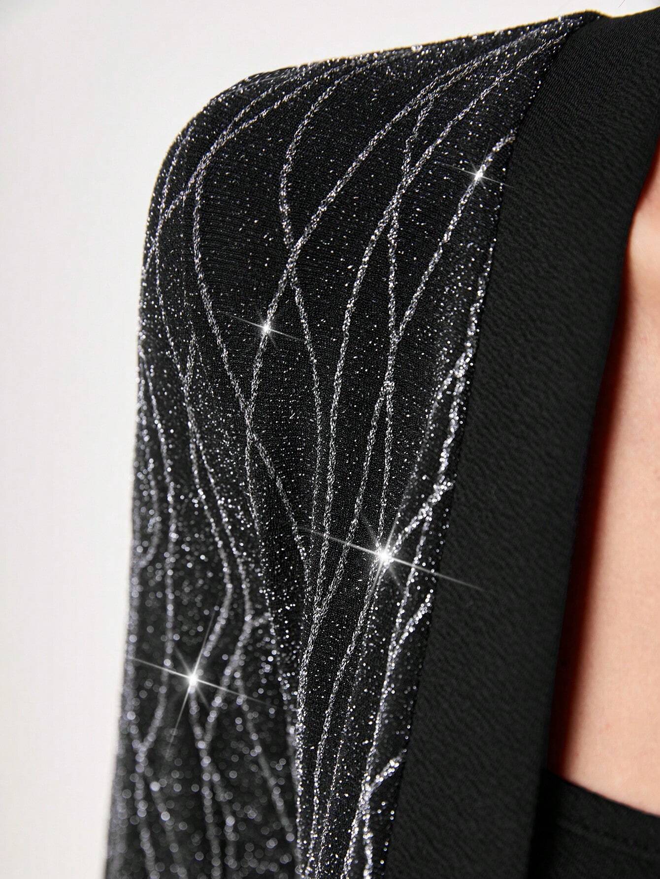  | SHEIN Modely Women's Color Block Square Neck Slim Fit Dress | Dress | Shein | OneHub