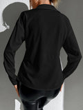 | SHEIN Privé Solid Twist Front Shirt | Shirt | Shein | OneHub