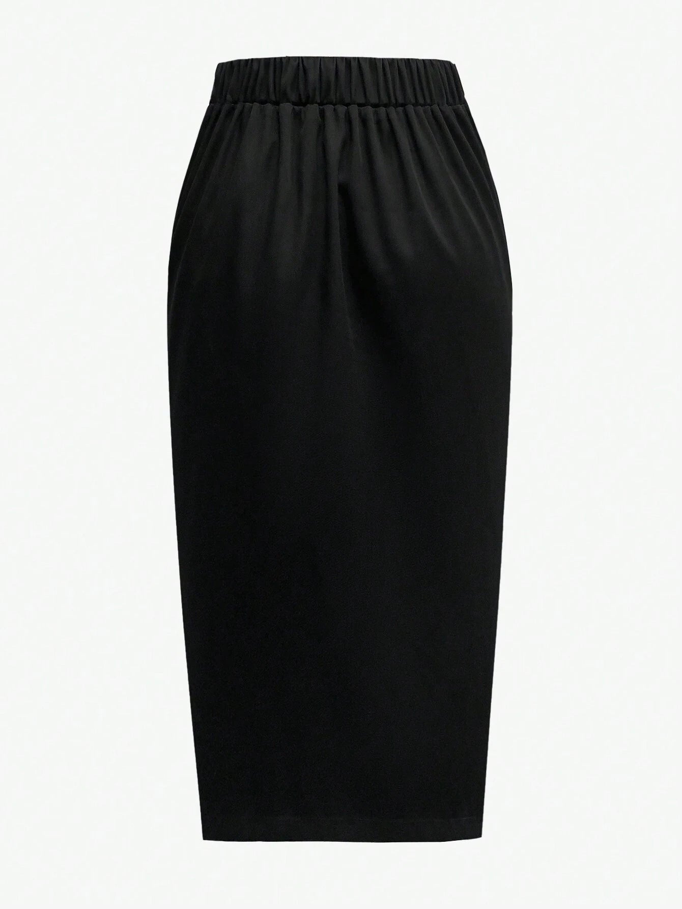  | SHEIN Privé Women's Solid Color Simple Daily Skirt | Skirt | Shein | OneHub