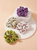 | SHEIN Random 1pc Letter Print Scrunchie | Hair Accessories | Shein | OneHub