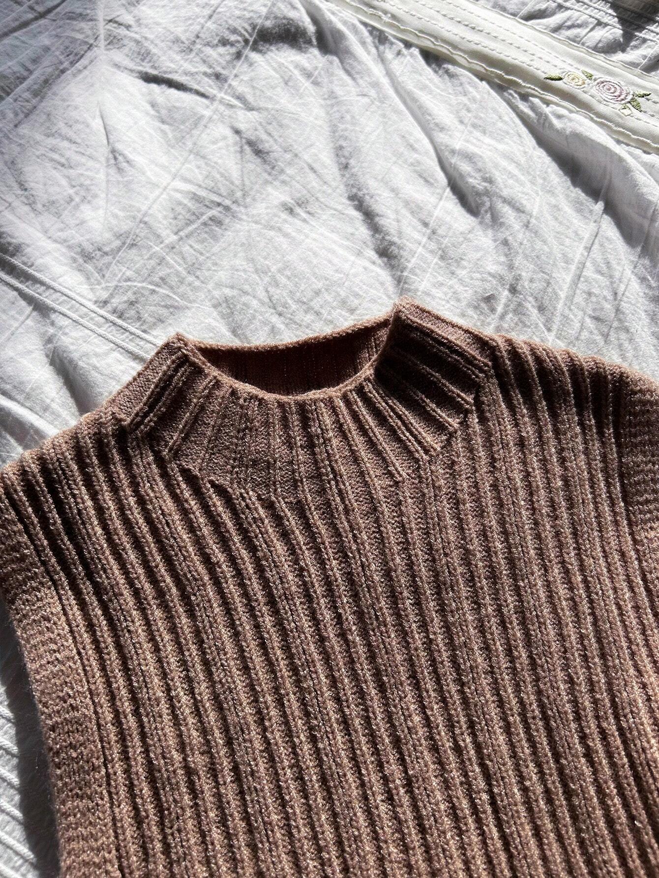  | SHEIN Relaxiva 3pcs/Set New Fashion Stretchy Casual Knit Turtleneck Sweater Top Undershirt Set | Sweater | Shein | OneHub