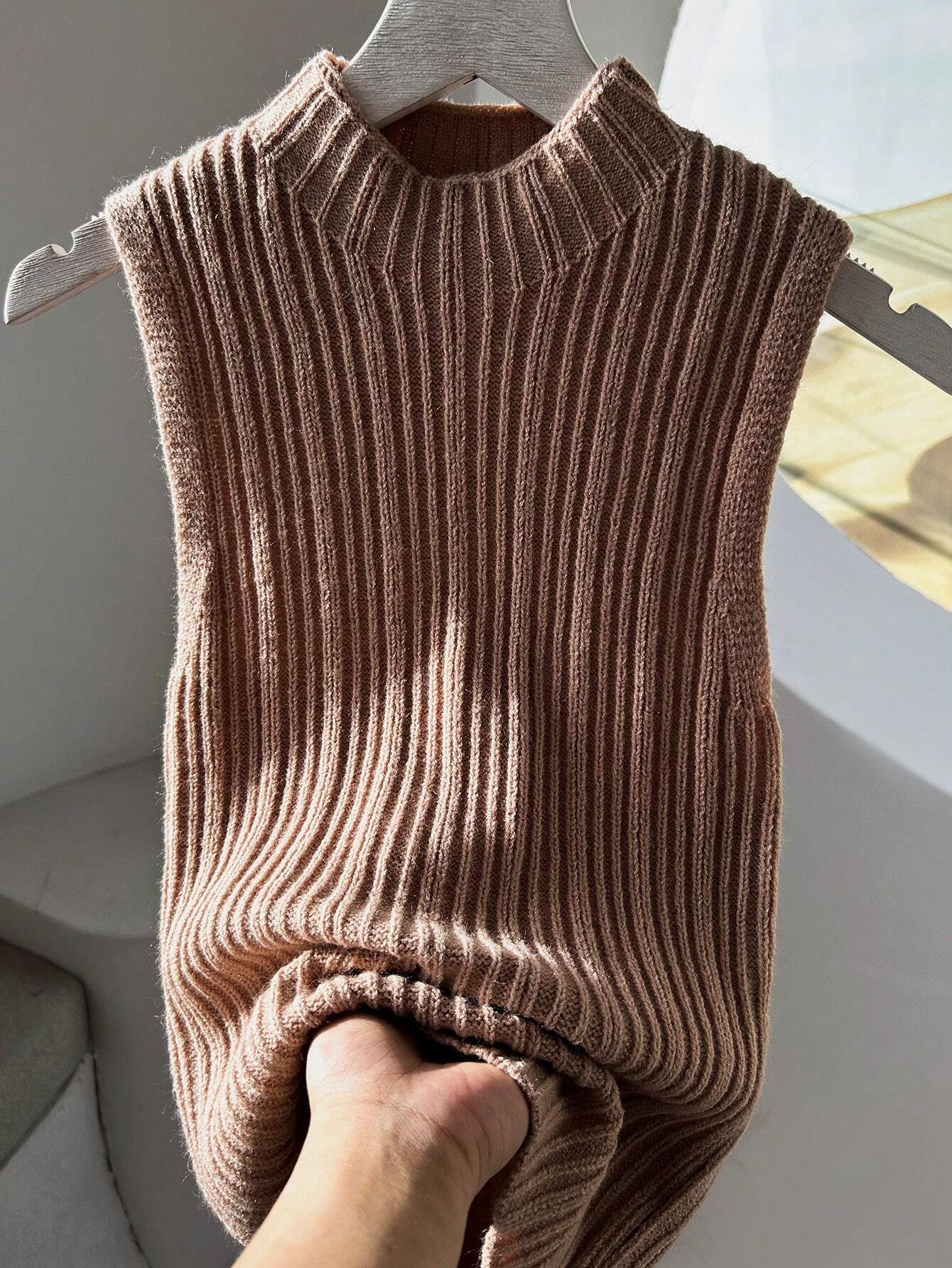  | SHEIN Relaxiva 3pcs/Set New Fashion Stretchy Casual Knit Turtleneck Sweater Top Undershirt Set | Sweater | Shein | OneHub