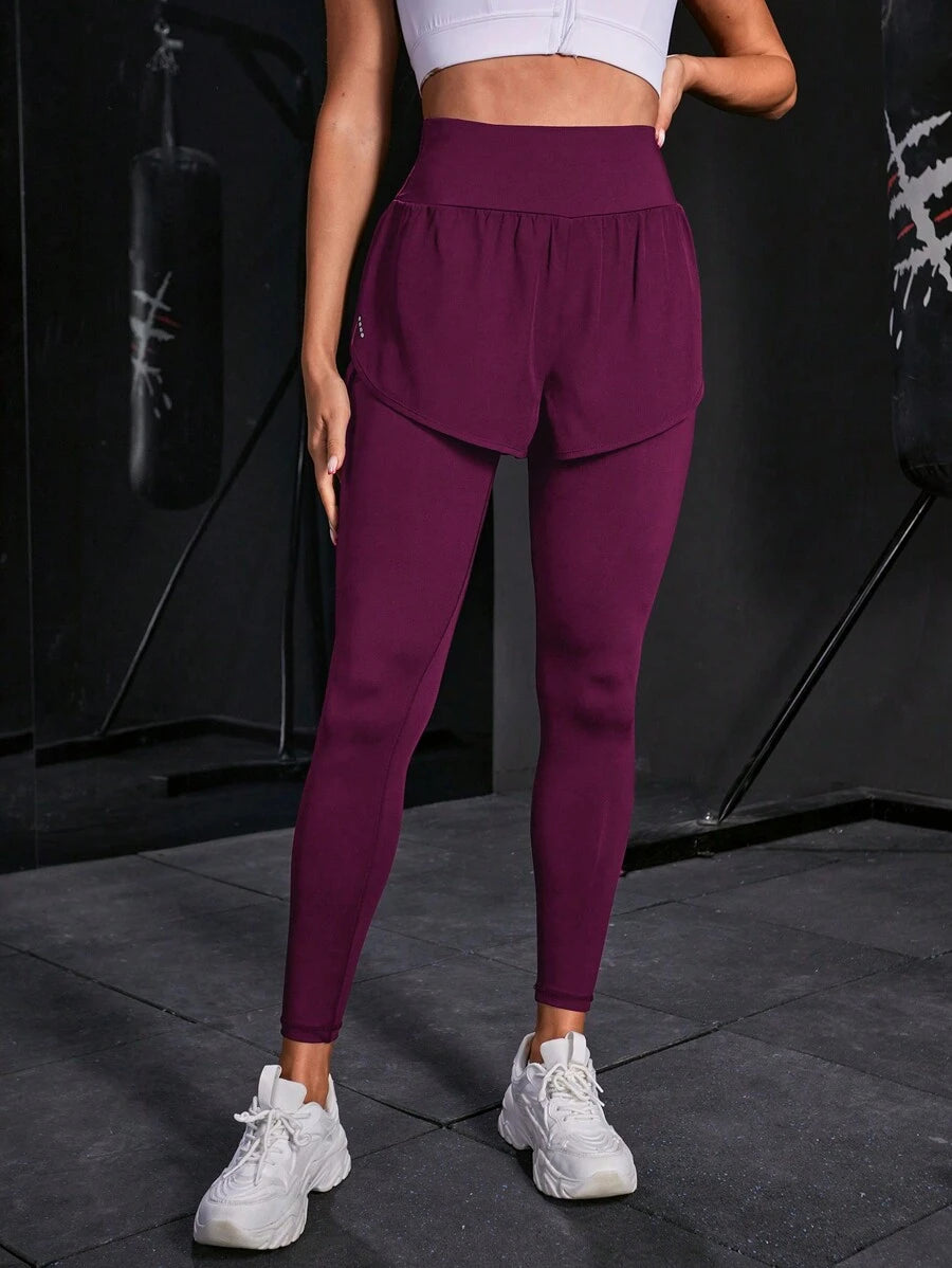  | SHEIN Sport Studio 2 in 1 Sports Leggings With Cellphone Pocket | Sports Leggings | Shein | OneHub