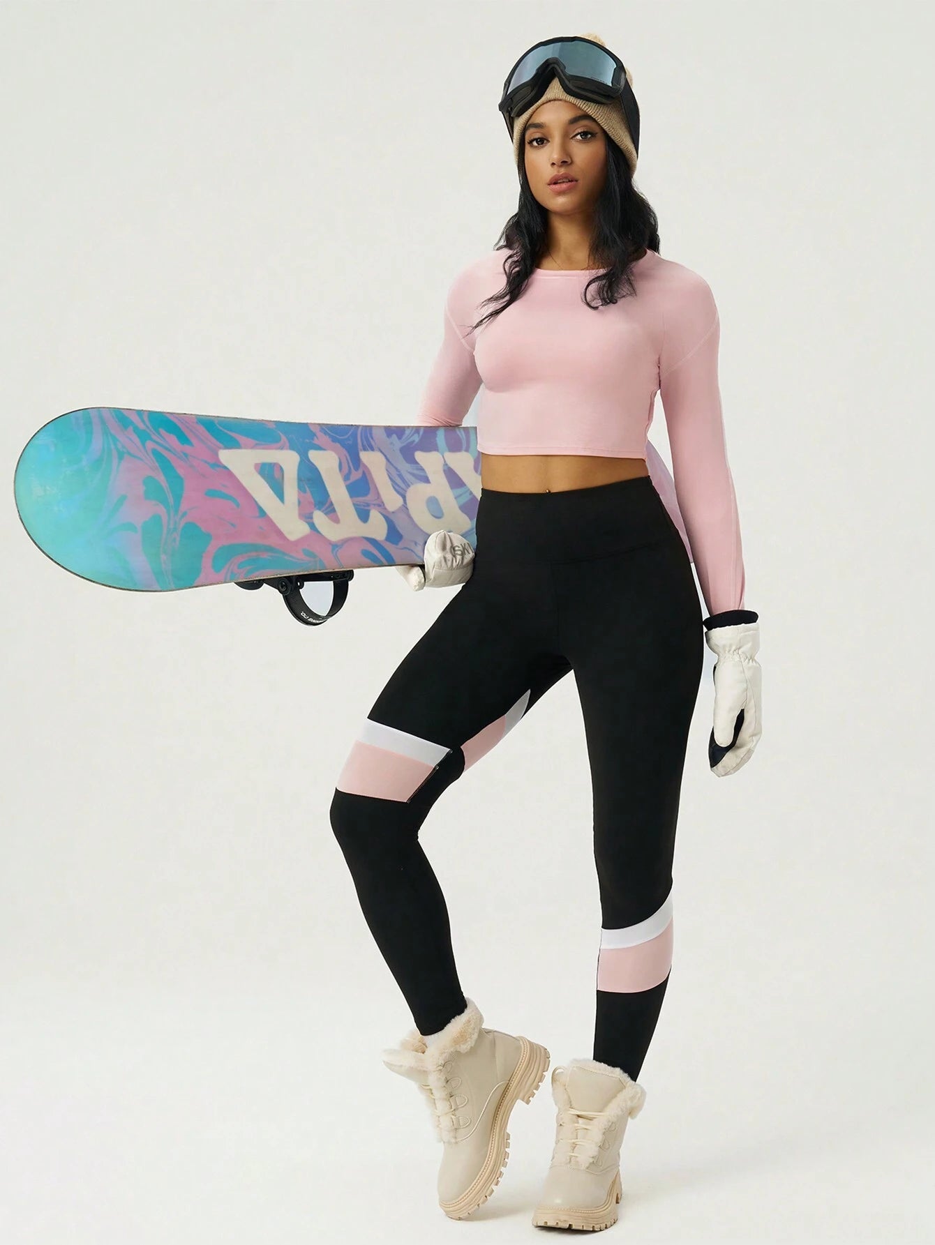  | SHEIN Sport Studio Color Block High Elasticity Women's Sports Suit | Leggings | Shein | OneHub