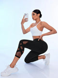  | SHEIN Sport Studio Solid Color Elastic Summer Sports Leggings | Sports Leggings | Shein | OneHub