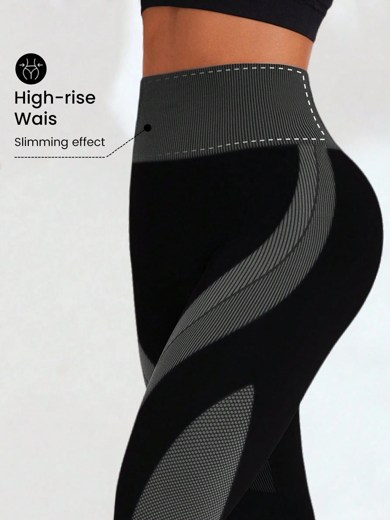 SHEIN Seamluxe SHEIN Sport Ladies" Solid Color Simple Daily Sport Leggings Yoga Women Pants