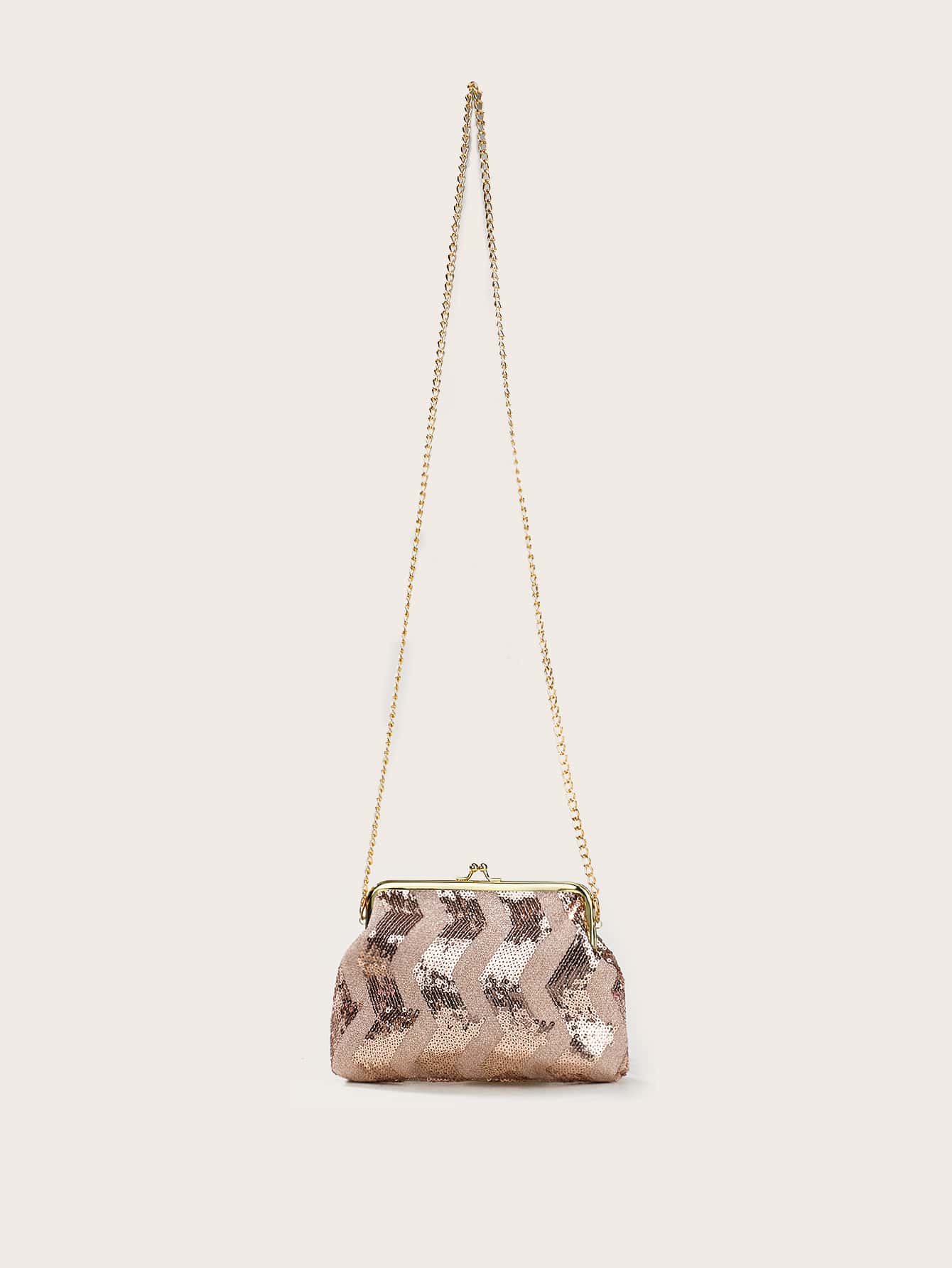  | SHEIN Sequins Decor Chain Novelty Bag School Bag For Graduate, Teen Girls, Freshman, Sophomore, Junior & Senior In College, University & High School, Perfect For Outdoors ,Travel & Back To School | Bags | Shein | OneHub