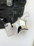  | SHEIN Silver Star Box Bag New Fashion Evening Bag Casual Shiny Women's Shoulder/Crossbody Bag | Bags | Shein | OneHub