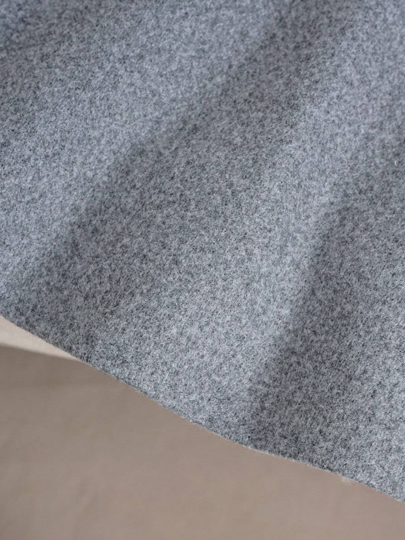 SHEIN Souflis Souflis 3pcs/Set Baby Girls Autumn/Winter Classic Elegant Wool Blend Short Cardigan, Sleeveless Dress And Beret Hat Outfit, Soft And Comfortable Fabric, Suitable For Outings