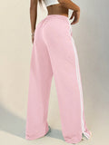 | SHEIN StreetHx 1pc Sports Style Drawstring Side Stripe Straight Sweatpants | Pants | Shein | OneHub