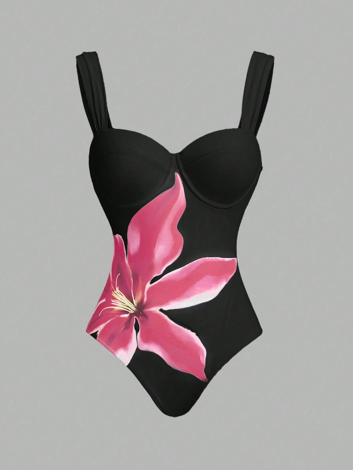  | SHEIN Swim Oasis 1pc Women's Floral Print Spaghetti Strap One-Piece Swimsuit With Sarong | Lingerie | Shein | OneHub