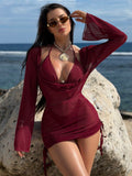 SHEIN Swim SXY Solid Color Bikini Swimwear