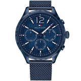  | Tommy Hilfiger Gavin Blue Mesh Bracelet Blue Dial Chronograph Quartz Watch for Men - 1791471 | Watches | Tommy Hilfiger | OneHub